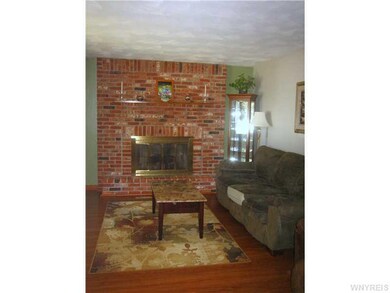Living Room. The fireplace makes a command appeara