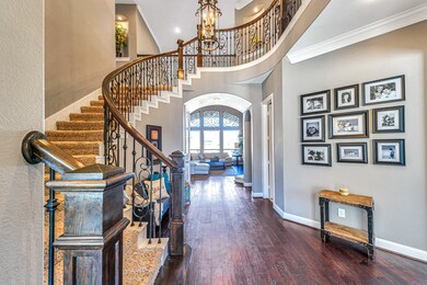 Beautiful formal foyer