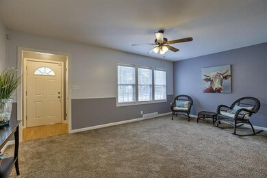 Today's colors, newer carpet, and new fan in the i