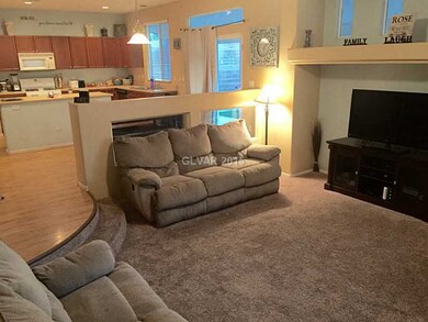 Family Room. Family room with fire place and open