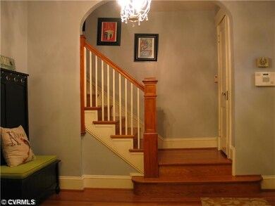 Foyer - Spacious Foyer with side stair is freshly 