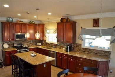 Abundant counter and cabibet space. Stainless Stee