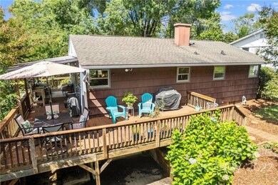 And the deck has privacy 