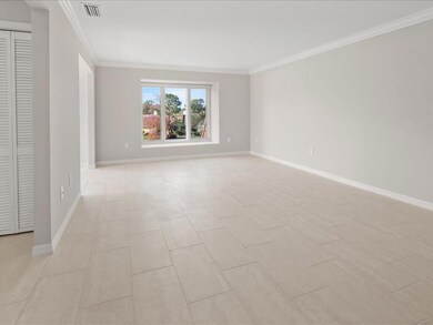 Great Room With Crown Moldings