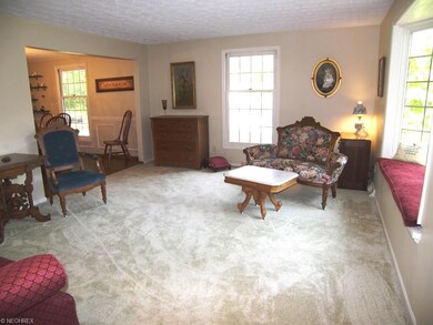 Living Room with bay window