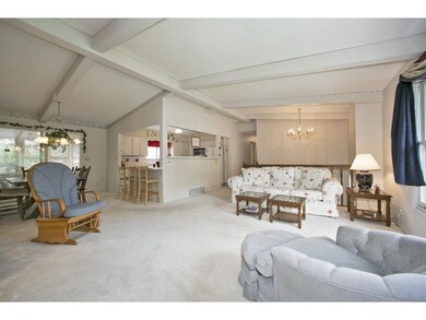 Living Room, Dining Room and Kitchen