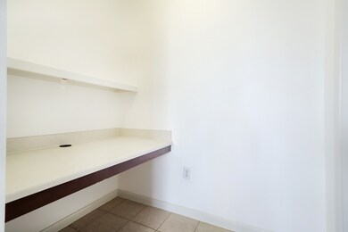 Designated Computer niche with shelving.
