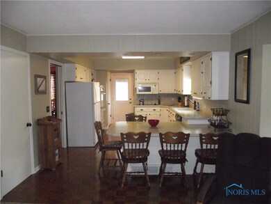 View of nice kitchen from family room