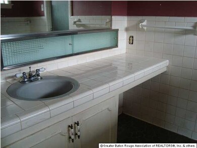 The Master bath also has tiled floors.