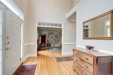 Formal living room off of foyer