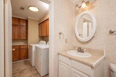 Half bath and laundry
