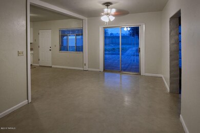 Dining area open to kitchen
