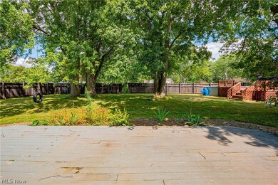 View of yard featuring a deck