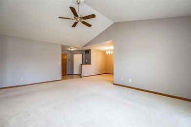 Vaulted ceilings & professionally cleaned carpet