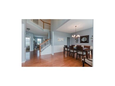 Entryway leads to dining room and flows thru to li