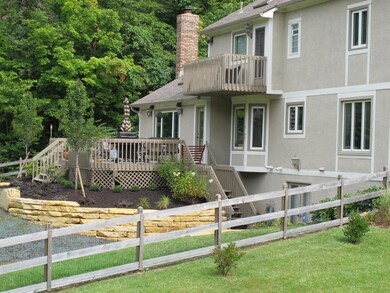 Rear view of the yard