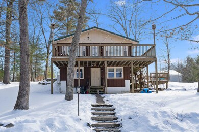 Quiet setting near snowmobile trails