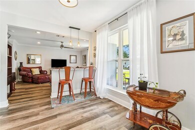 entering kitchen