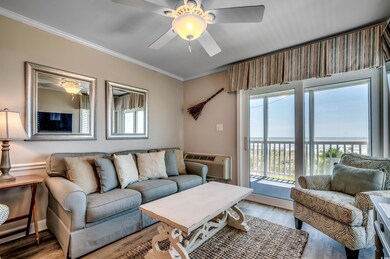 Living room with ornamental molding, plenty of natural light, ceiling fan, and light hardwood / wood-style floors