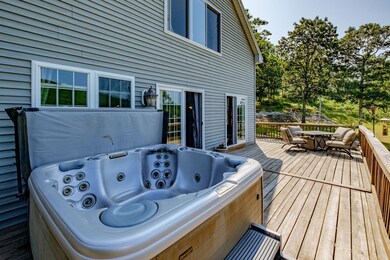 223 deck hot tub