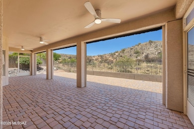 Covered Patio-Motorized Shades Up
