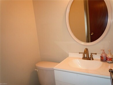 Updated half bath on the main floor for your guest