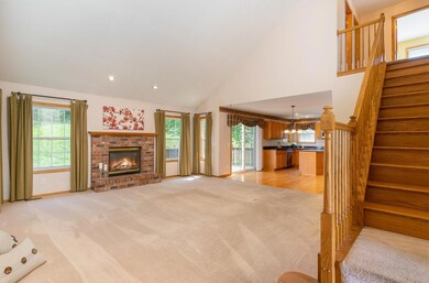 Grand vaulted ceilings, with open & inviting living concept