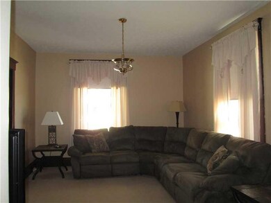 Living Room. View of living room from dining room