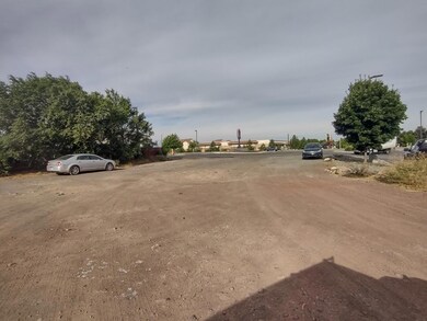 Facing S from center of property