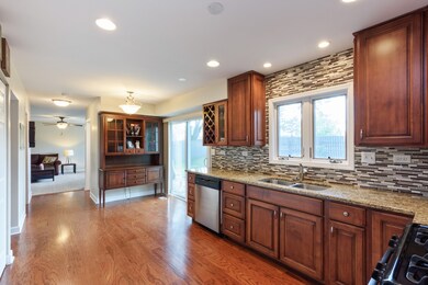  Kitchen includes eat-in area.