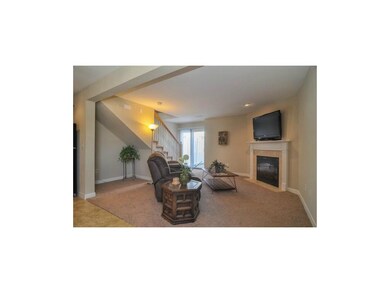Cozy great room with fireplace!