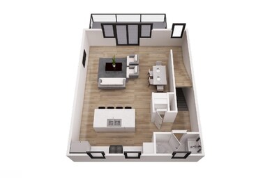 3D Rendering of 3 bed units