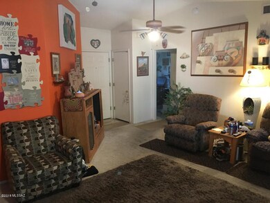 Living room and front door
