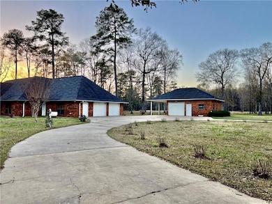 Circle driveway off private road