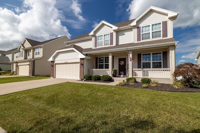 Welcoming front porch