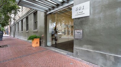 Front entrance on St. Joseph Street is