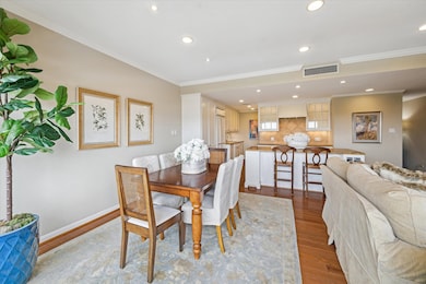 Alternate View of Living/Dining facing Kitchen.