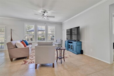 Living room featuring light & bright wall of windo