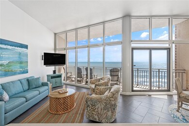 Living room with Gulf View