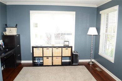 Living Room with hardwood