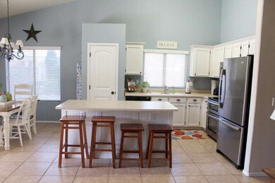 Living Room into Kitchen