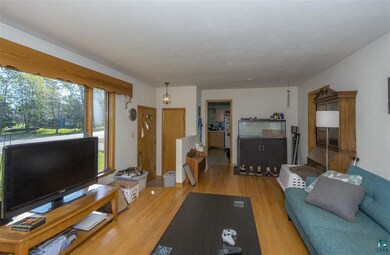 Part of living room, Closet 1'9 x 3'6, Wood exteri