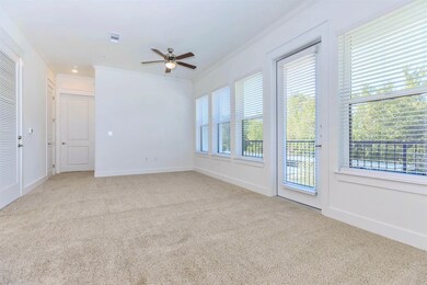 Private balcony off of living/dining area