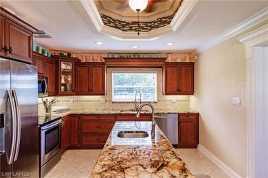 Large updated kitchen, extra sink for preparing.