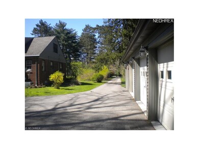 Paved driveway.