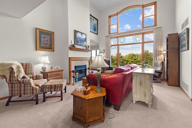 Updated paint and carpeting in a cozy inviting space