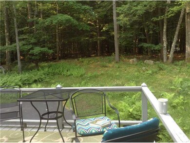Exterior Back. Private Backyard Deck...