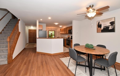 Looking into kitchen