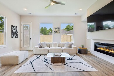 Family Room with Electric Fireplace - picture is f