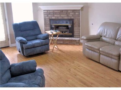 This home also features a brick surround Ventless 